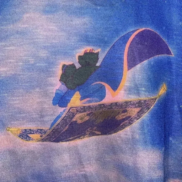 Disney Aladdin and Jasmine Long Sleeve Top - Picture 4 of 5